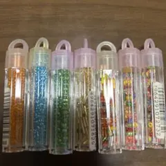 ビーズ7個セット カラフル