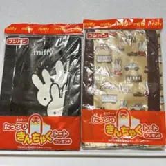 フジパン　ミッフィーエコバッグ　たっぷりきんちゃくトート　2個セットのサムネイル