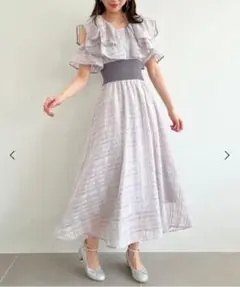マジェスティックレゴン　ダブルカラーコルセットワンピース