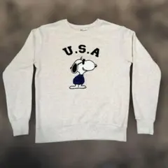 スヌーピー トレーナー vintage　薄手 レディース joe cool 古着