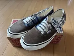 【新品】VANS Authentic 44DX ブラウン/チェック 27cm