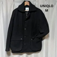 ユニクロ JWアンダーソン ウールブレンドキルティングジャケット ブラック M