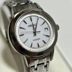 稼働 電波ソーラー SEIKO セイコー エクセリーヌ チタン 腕時計
