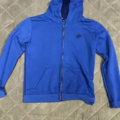 NIKE ジップアップパーカー ブルー L