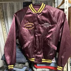 90's King Louie バーガンディ ナイロンスタジャン L