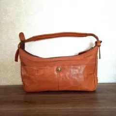 Dakota ブラウンレザー ハンドバッグ