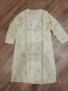 新品 パジャマワンピース M 花柄 春夏