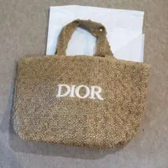 ストロートートバッグ DIOR ディオール ギフト肩掛け 刺繍手提げ