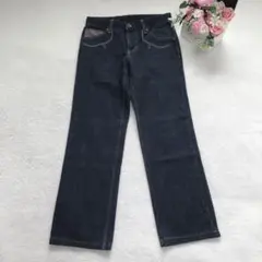 エドウィン デニムパンツ レディース ボトム ジーンズ ストレート シンプル 青