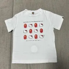 BAPE X HELLO KITTY COLLEGE MINI TEE 120 - メルカリ