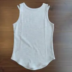 【新品・未使用】【チャコット】ノースリーブ　Tシャツ　 M 　グレー