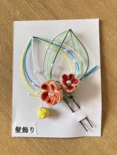 髪飾り(ブルーグリーン)