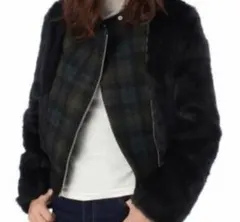 未使用品 チェック ブルゾン アウター