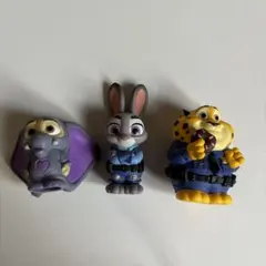 ズートピア ソフビパペットマスコット ディズニー 3種