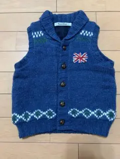 再値下げしました！ファミリア ニットベスト 90