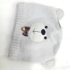くまさんニット【帽子】１点限り！お揃えの手袋も別売してます。