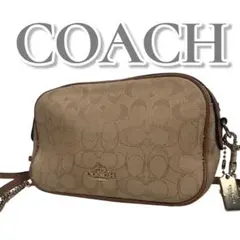 COACH コーチ ショルダーバッグ カメラバッグ シグネチャー チャーム