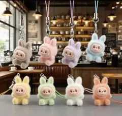 値下げ！ラブブ！キャラクターキーホルダー 8色セット