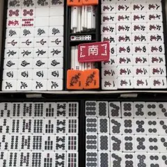 重量2.2kg高級麻雀牌 夢のスーパー特選牌 大洋化学 ユリア樹脂 背面黄色美品のサムネイル