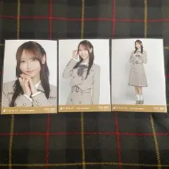 乃木坂46 生写真 弓木奈於 乃木コレ 40th制服 ノーマル コンプ 3枚