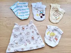 赤ちゃん用手袋・ミトン 5点セット
