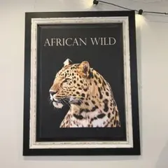 ヒョウのアンティーク絵のサムネイル