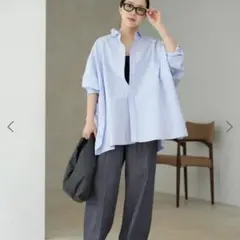 今期　新品　プラージュ　Light OX Poncho シャツ
