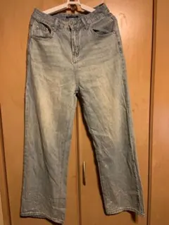 【早い者勝ち】♥️seven matur ラインストーン デニムパンツ
