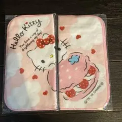 値引き　新品　サンリオ　キティミニタオル２枚のサムネイル