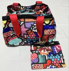 LeSportsac ポップアート ボストンバッグ