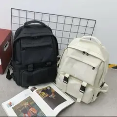 バッグパック　リュック メンズ 黒 大容量 通勤 通学 防災 災害 避難バッグ