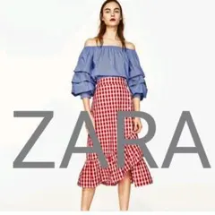 ZARA トップス　オフショル　オフショルダー