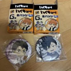 ハイキュー一番くじ G賞 缶バッジ