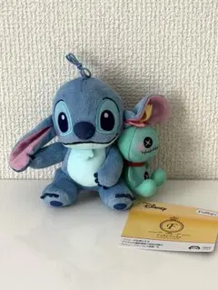 ディズニーキャラクター FukuFuku ペアマスコット スティッチ&スクランプのサムネイル