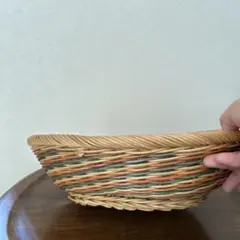 しっかりとしたおしゃれな籠でさ。食卓カウンター　果物野菜　食器でも