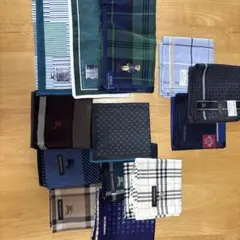 ハンカチセット 13枚 Burberry 、Polo、Tommy他