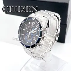 シチズン　クロノグラフ　エコドライブ　腕時計　H500-S064536　美品 シチズン クロノグラフ エコドライブ 腕時計 H500-S064536 美品