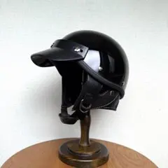 ショーティー ブラック ハーフヘル 装飾品 チンカップ黒 レトロ 