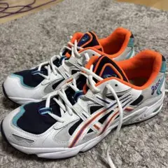 ASICS GEL-1090 ホワイト/ネイビー/オレンジ