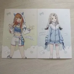 学マス ポップアップ ポストカード 篠澤広　紫雲清夏