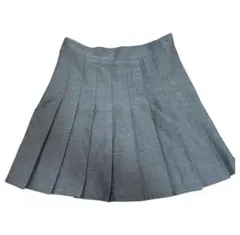 インパン付き グレー プリーツミニスカート 制服 韓国 ファッション スクール