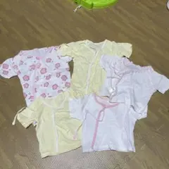 ベビー用シャツ肌着 5着セット 花柄