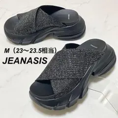 【未使用級】JEANASIS スポーツサンダル 厚底 クロスストラップ Mのサムネイル