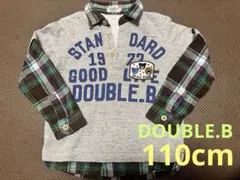 【DOUBLE.B】長袖カットソー 110cm