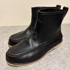 ラッセルモカシン ノックアバウト ブラックブラウン ショートブーツ 8 1/2E