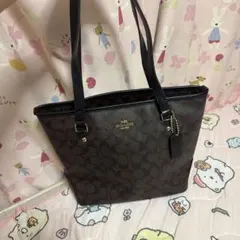 COACH シグネチャー トートバッグ ブラウンのサムネイル