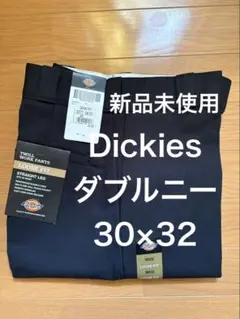 【新品未使用】[30×32] Dickies ダブルニー 85283 BLACK