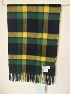 極美品♡ジョシュアエリス カシミヤ100% チェック 大判ストール