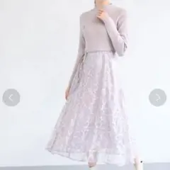 MISCH MASCH ミッシュマッシュ　バリエーションレースドッキングワンピ