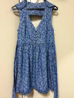 ROSEBUD ローズバッド　デニムワンピース　ノースリーブワンピース